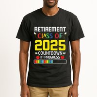 Retirement Class Of 2025 Count Down Progress Retired Teacher Tall T-Shirt