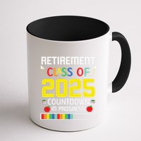 Retirement Class Of 2025 Count Down Progress Retired Teacher Mug
