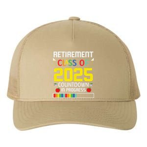 Retirement Class Of 2025 Count Down Progress Retired Teacher Yupoong Adult 5-Panel Trucker Hat