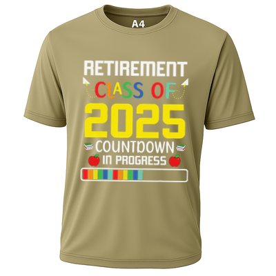 Retirement Class Of 2025 Count Down Progress Retired Teacher Performance Shirt