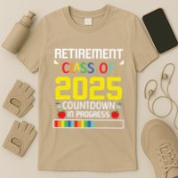 Retirement Class Of 2025 Count Down Progress Retired Teacher T-Shirt