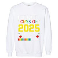 Retirement Class Of 2025 Count Down Progress Retired Teacher Garment-Dyed Sweatshirt