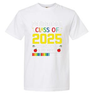 Retirement Class Of 2025 Count Down Progress Retired Teacher Garment-Dyed Heavyweight T-Shirt