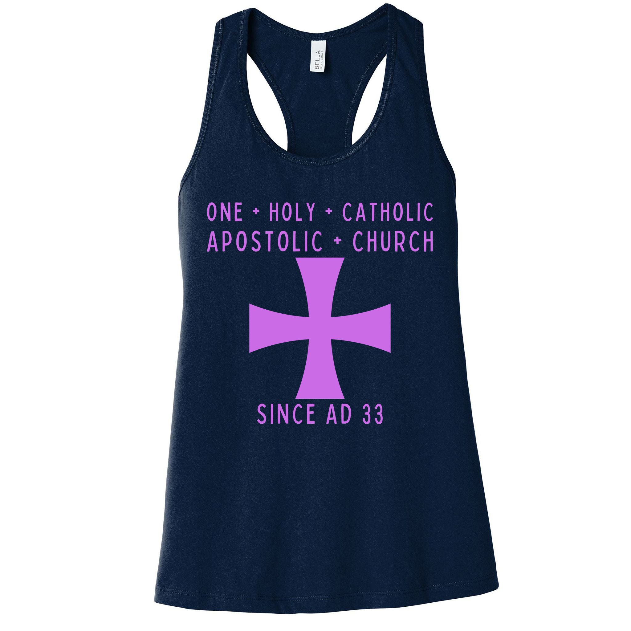 Roman Catholic One Holy Catholic Apostolic Church Womens Tank Top