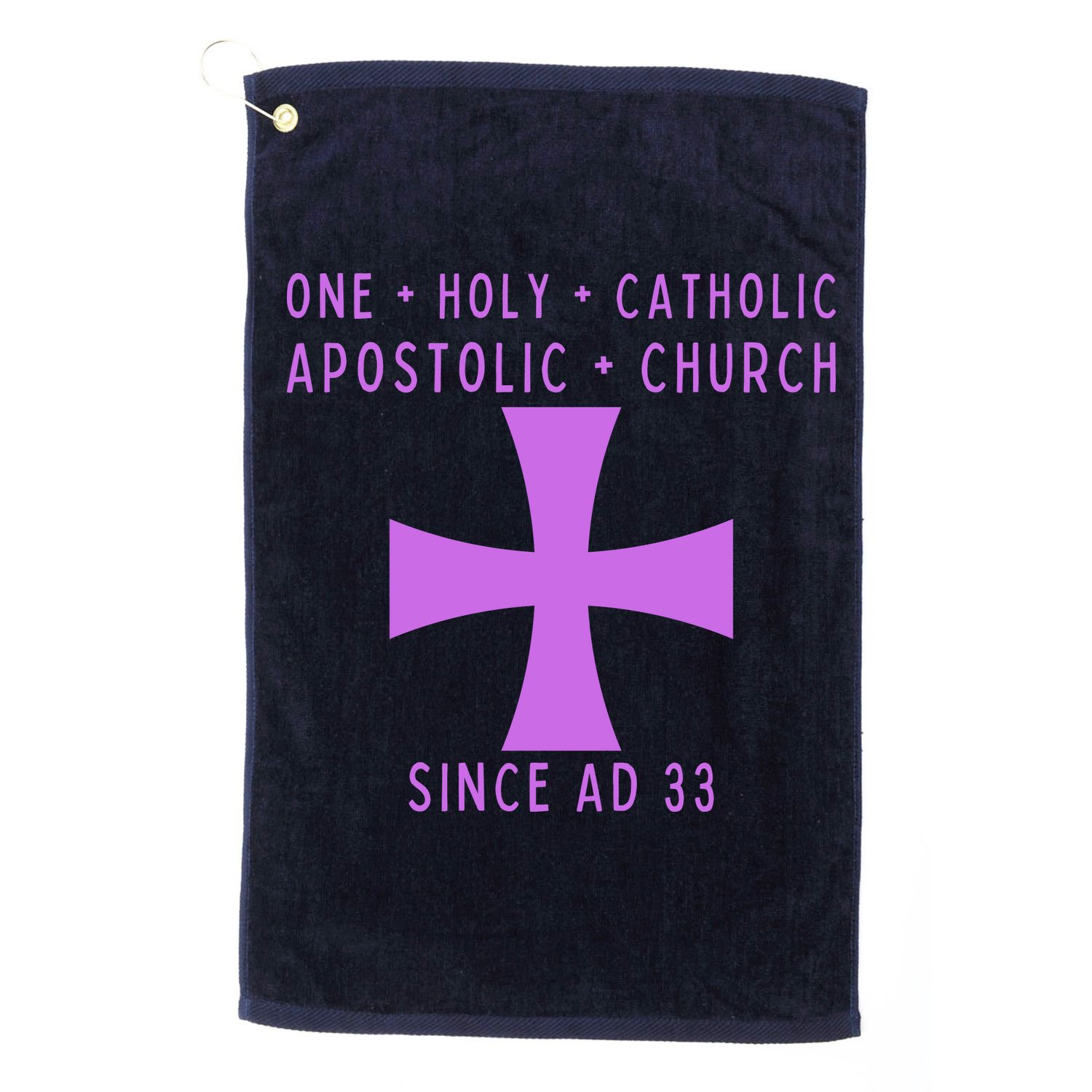 Roman Catholic One Holy Catholic Apostolic Church Golf Towel