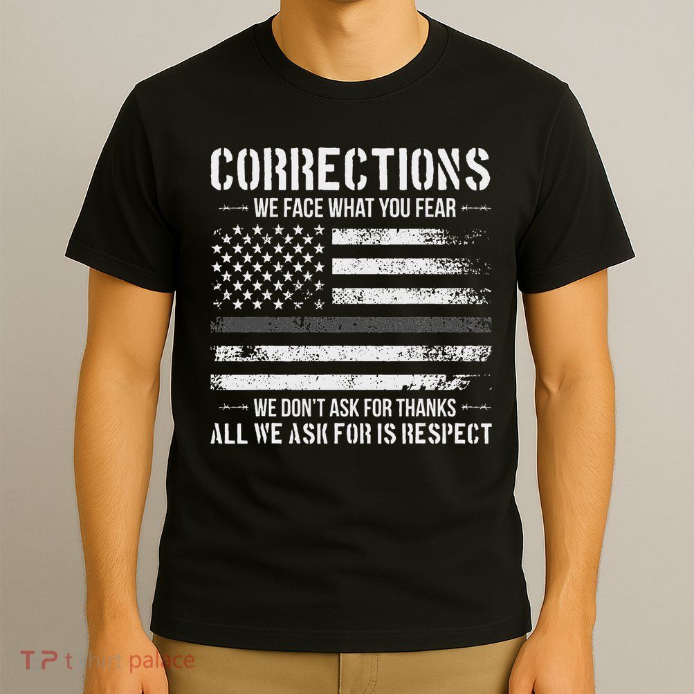 Respect Correctional Officer Proud Corrections Officer T-Shirt
