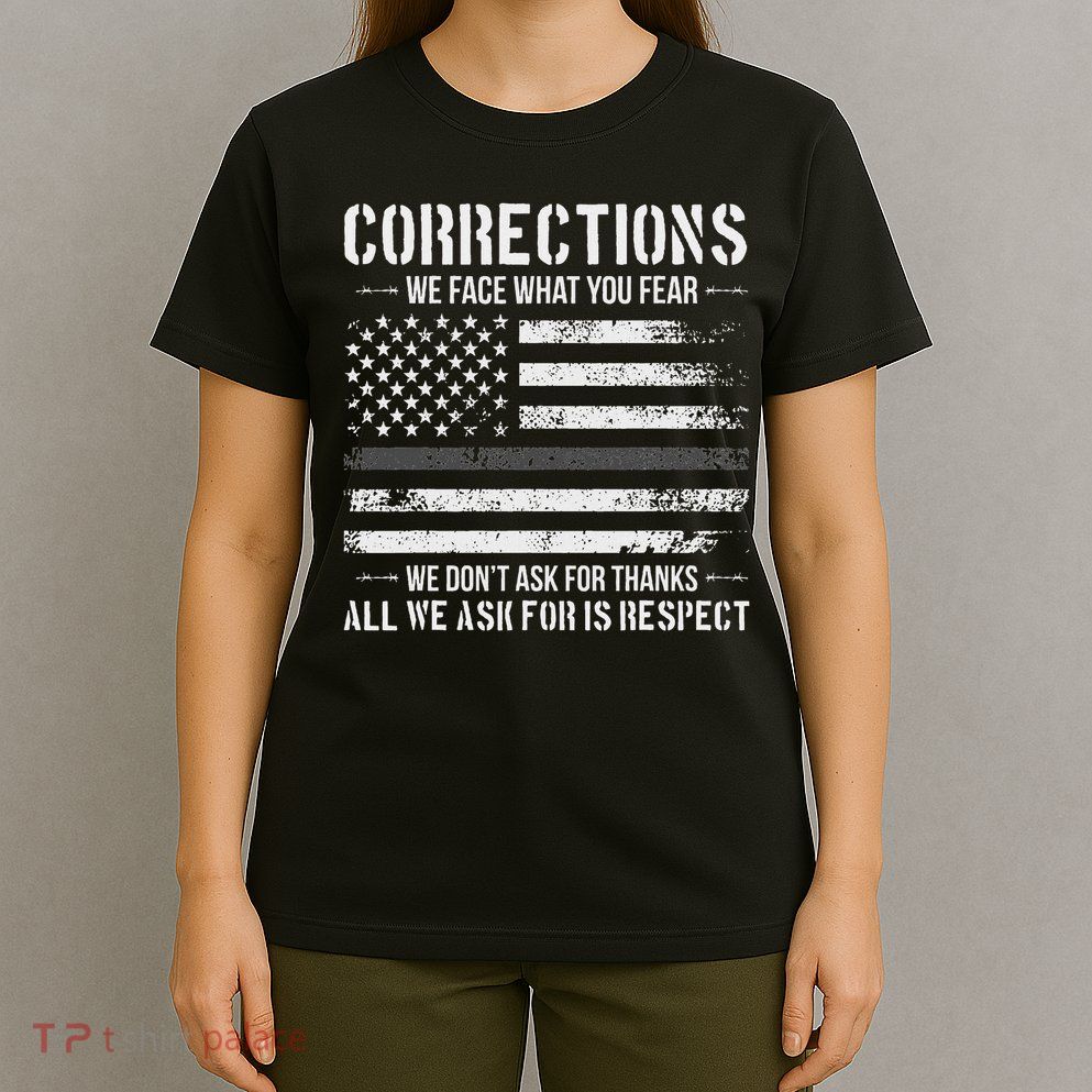 Respect Correctional Officer Proud Corrections Officer T-Shirt