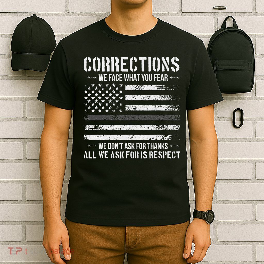 Respect Correctional Officer Proud Corrections Officer T-Shirt