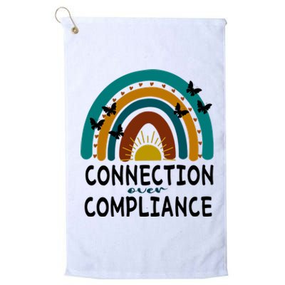 Rainbow Connection Over Compliance Sped Teacher Platinum Collection Golf Towel