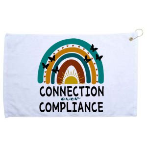 Rainbow Connection Over Compliance Sped Teacher Grommeted Golf Towel