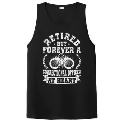 Retired Correctional Officer Apparel Best Officers Funny PosiCharge Competitor Tank