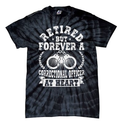 Retired Correctional Officer Apparel Best Officers Funny Tie-Dye T-Shirt