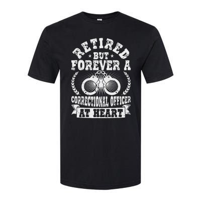 Retired Correctional Officer Apparel Best Officers Funny Softstyle CVC T-Shirt