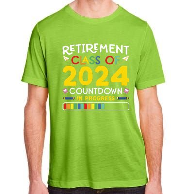 Retirement Class Of 2024 Countdown In Progress Funny Retired Adult ChromaSoft Performance T-Shirt