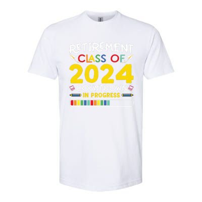 Retirement Class Of 2024 Countdown In Progress Funny Retired Softstyle CVC T-Shirt