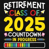 Retirement Class Of 2025 Countdown In Progress Teacher Gift Ladies PosiCharge Tri-Blend Wicking Tank