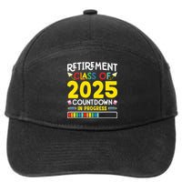 Retirement Class Of 2025 Countdown In Progress Teacher Gift 7-Panel Snapback Hat