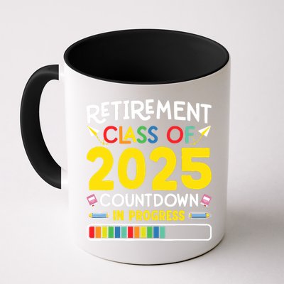 Retirement Class Of 2025 Countdown In Progress Teacher Gift Mug