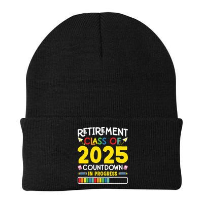 Retirement Class Of 2025 Countdown In Progress Teacher Gift Beanie