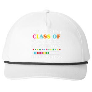 Retirement Class Of 2025 Countdown In Progress Funny Retired Snapback Five-Panel Rope Hat