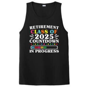 Retirement Class Of 2025 Countdown In Progress Funny Retired PosiCharge Competitor Tank