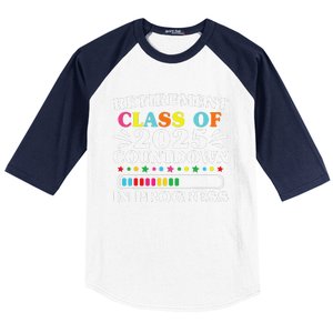 Retirement Class Of 2025 Countdown In Progress Funny Retired Baseball Sleeve Shirt