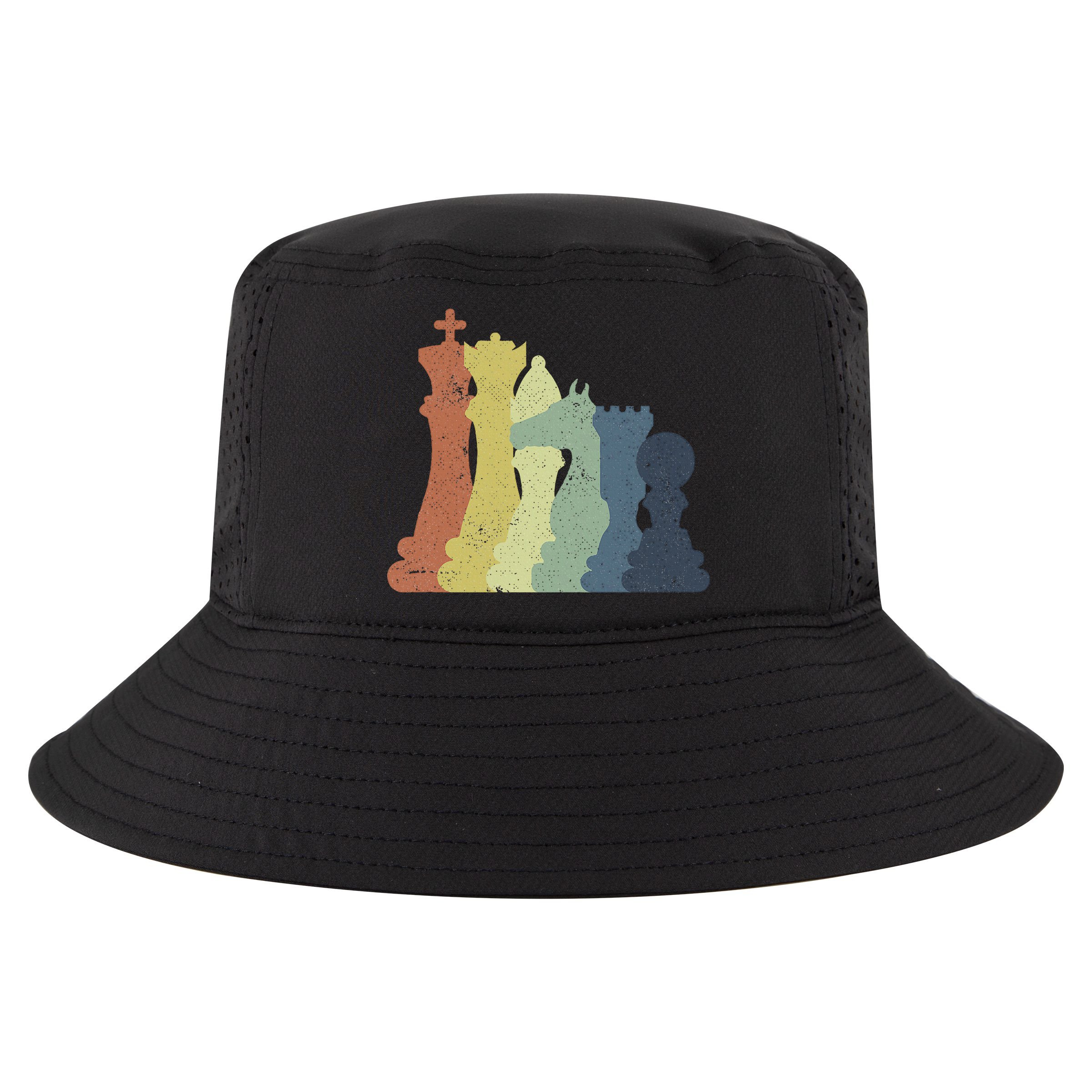 Retro Chess Outfit Chess Player Cool Comfort Performance Bucket Hat