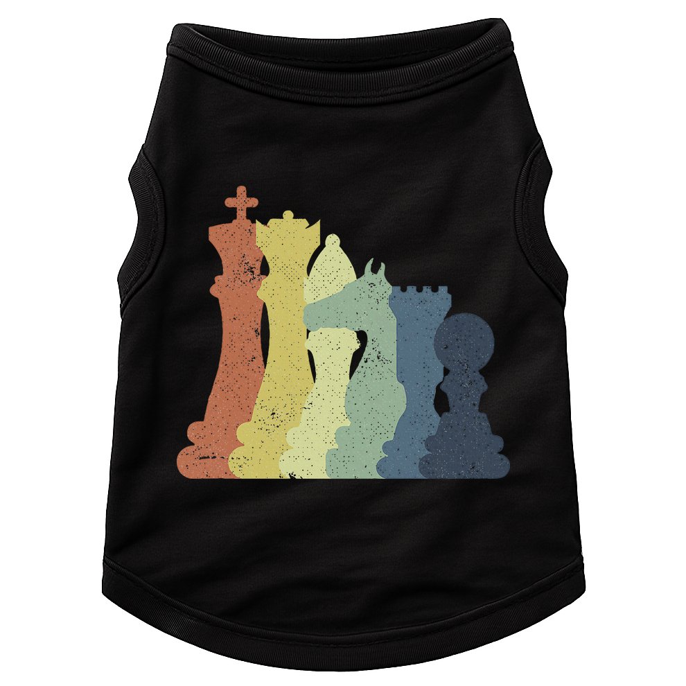 Retro Chess Outfit Chess Player Doggie Tank
