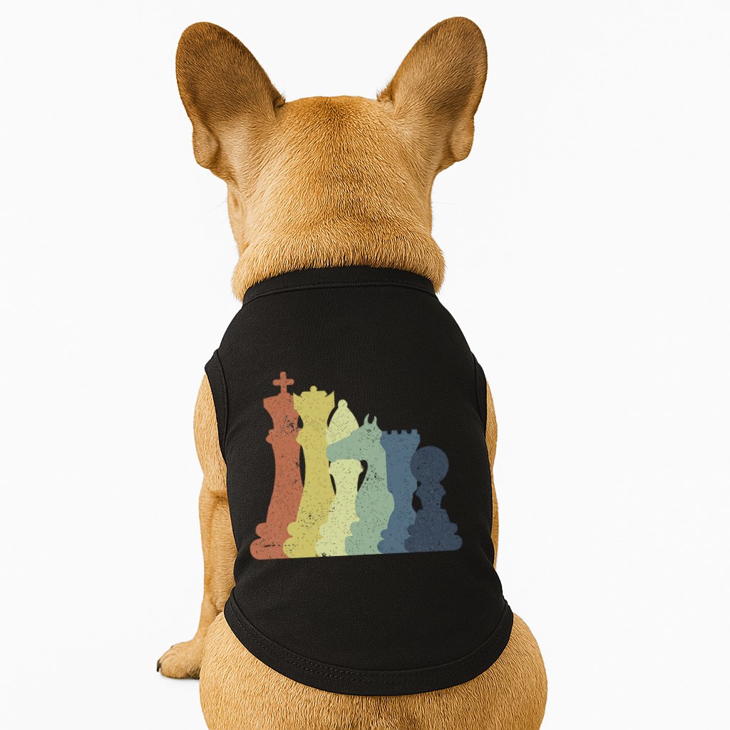 Retro Chess Outfit Chess Player Doggie Tank