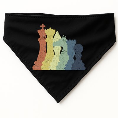 Retro Chess Outfit Chess Player USA-Made Doggie Bandana