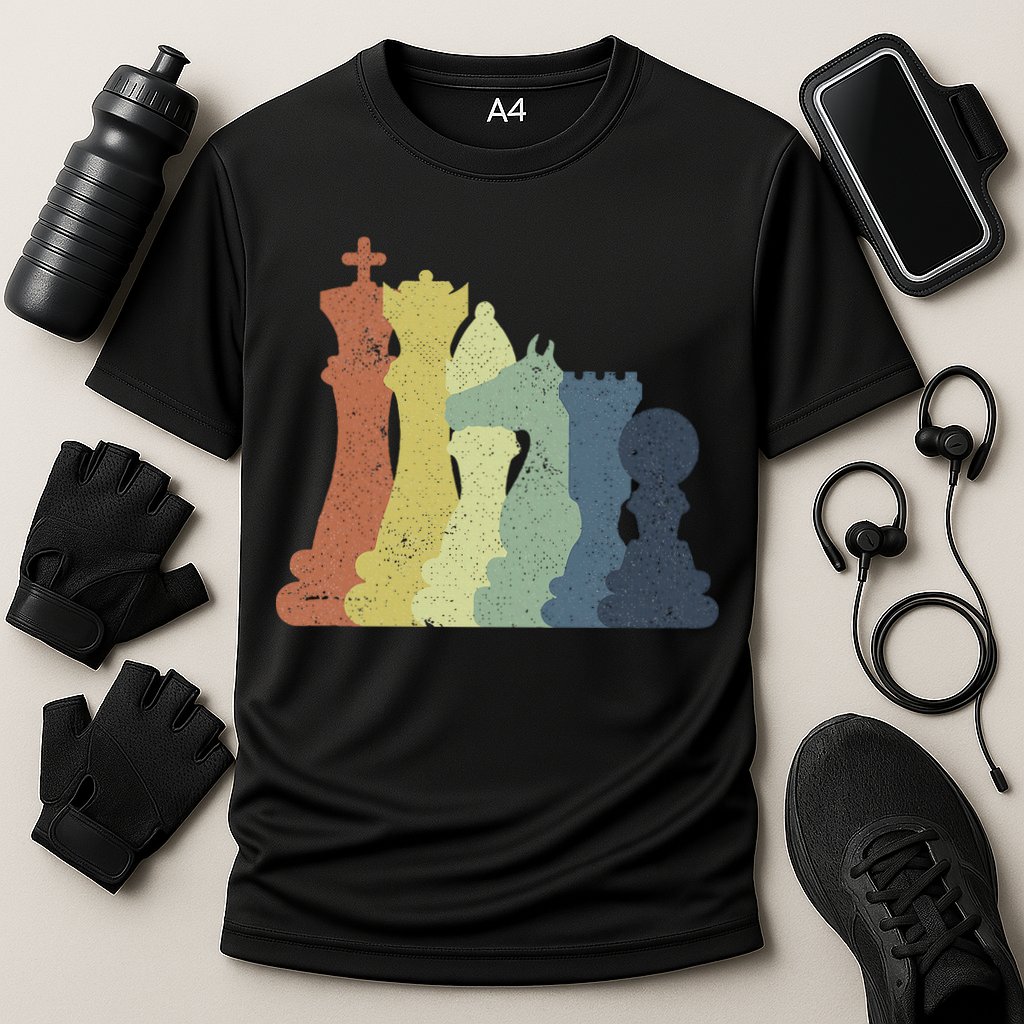 Retro Chess Outfit Chess Player Performance Shirt