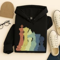 Retro Chess Outfit Chess Player Hoodie