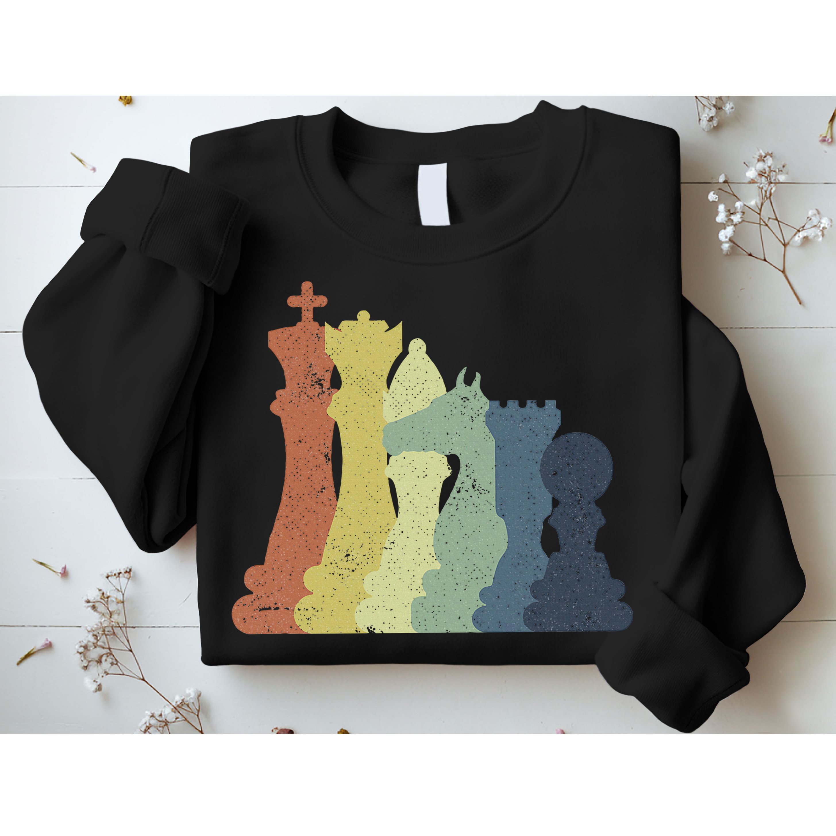 Retro Chess Outfit Chess Player Sweatshirt