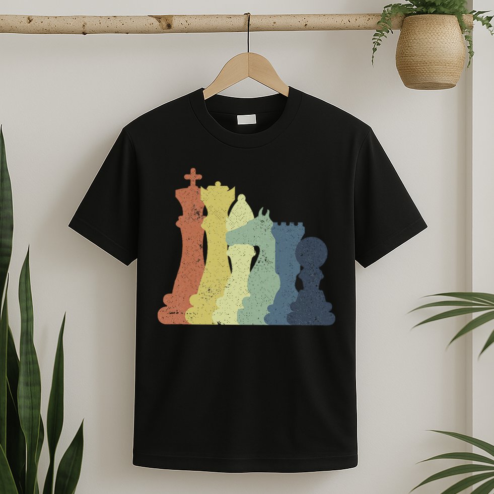 Retro Chess Outfit Chess Player T-Shirt