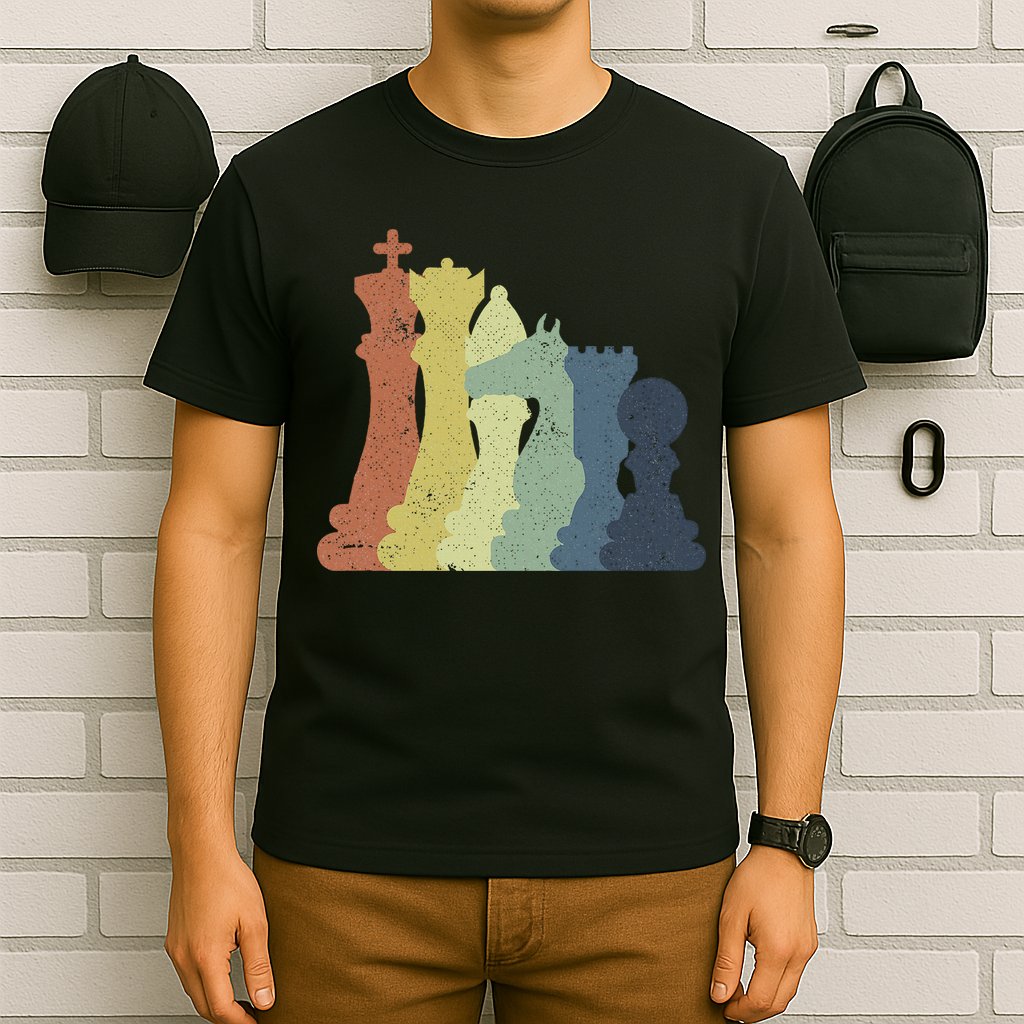 Retro Chess Outfit Chess Player T-Shirt