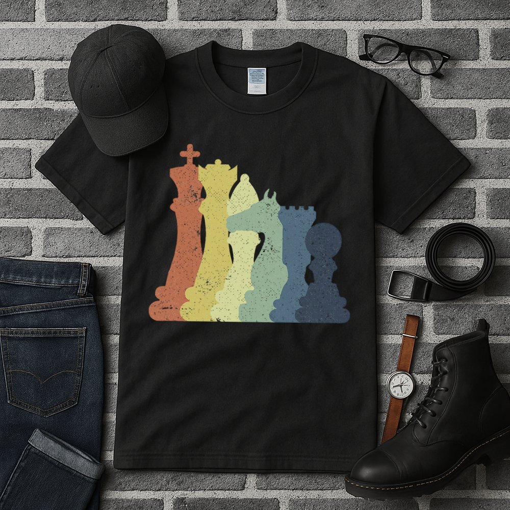 Retro Chess Outfit Chess Player Tall T-Shirt
