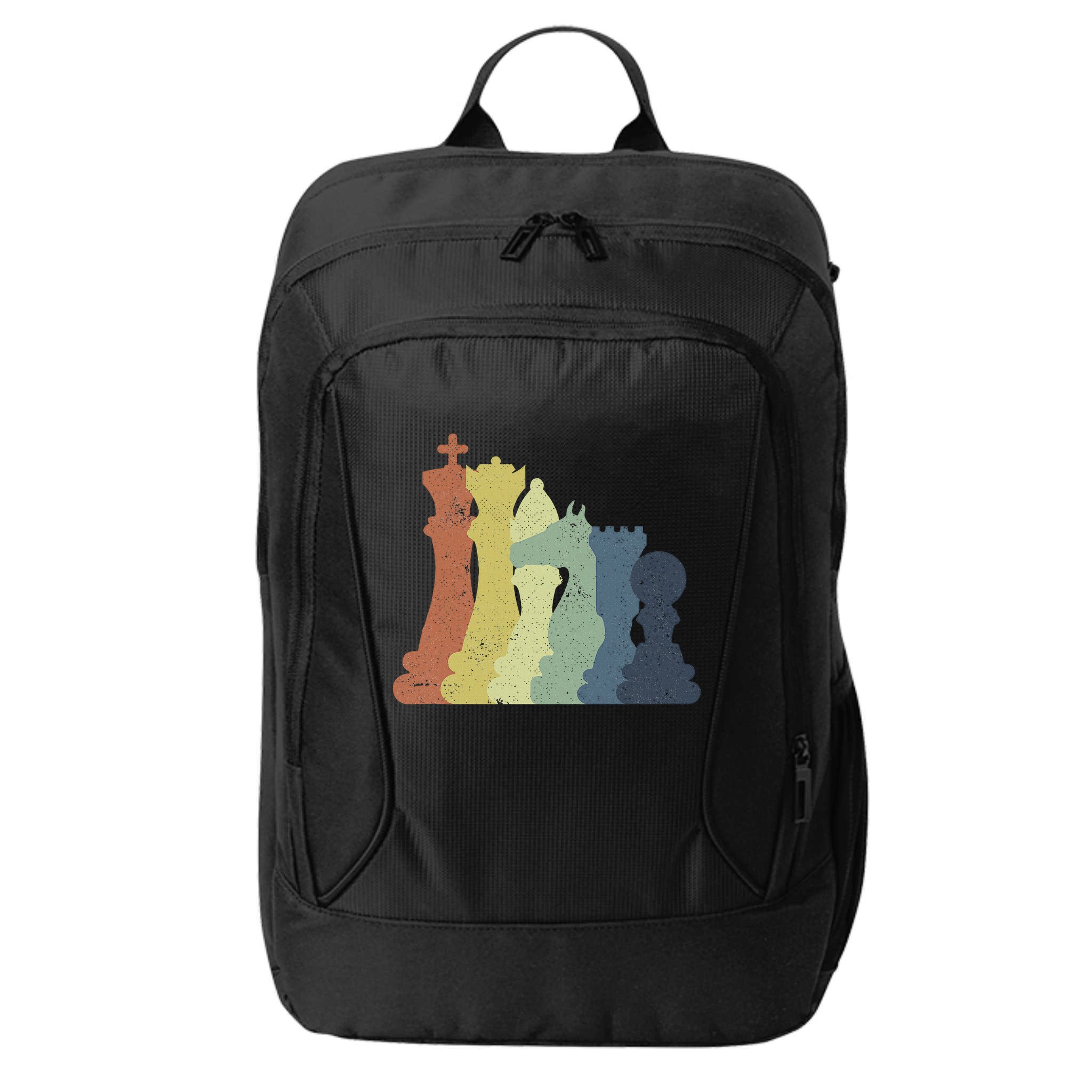 Retro Chess Outfit Chess Player City Backpack