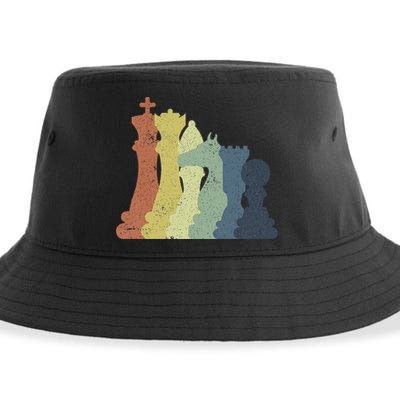 Retro Chess Outfit Chess Player Sustainable Bucket Hat