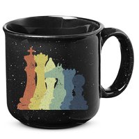 Retro Chess Outfit Chess Player 15oz Campfire Ceramic Mug