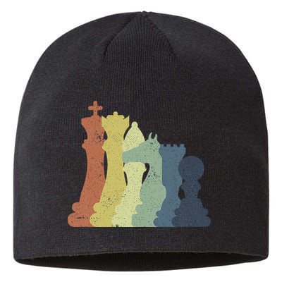 Retro Chess Outfit Chess Player Sustainable Beanie