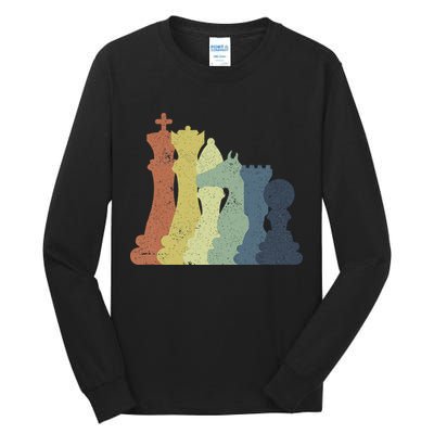 Retro Chess Outfit Chess Player Tall Long Sleeve T-Shirt