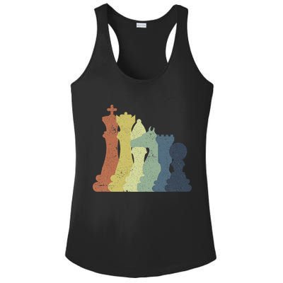 Retro Chess Outfit Chess Player Ladies PosiCharge Competitor Racerback Tank