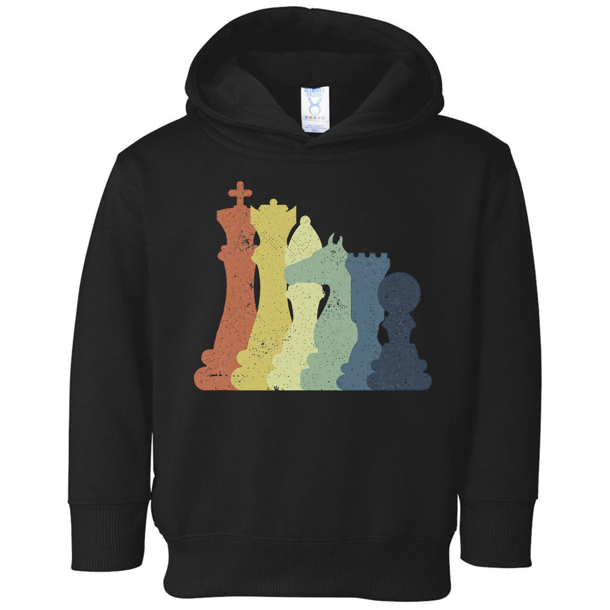 Retro Chess Outfit Chess Player Toddler Hoodie