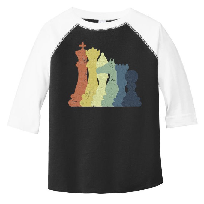 Retro Chess Outfit Chess Player Toddler Fine Jersey T-Shirt