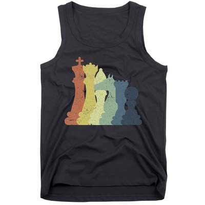 Retro Chess Outfit Chess Player Tank Top