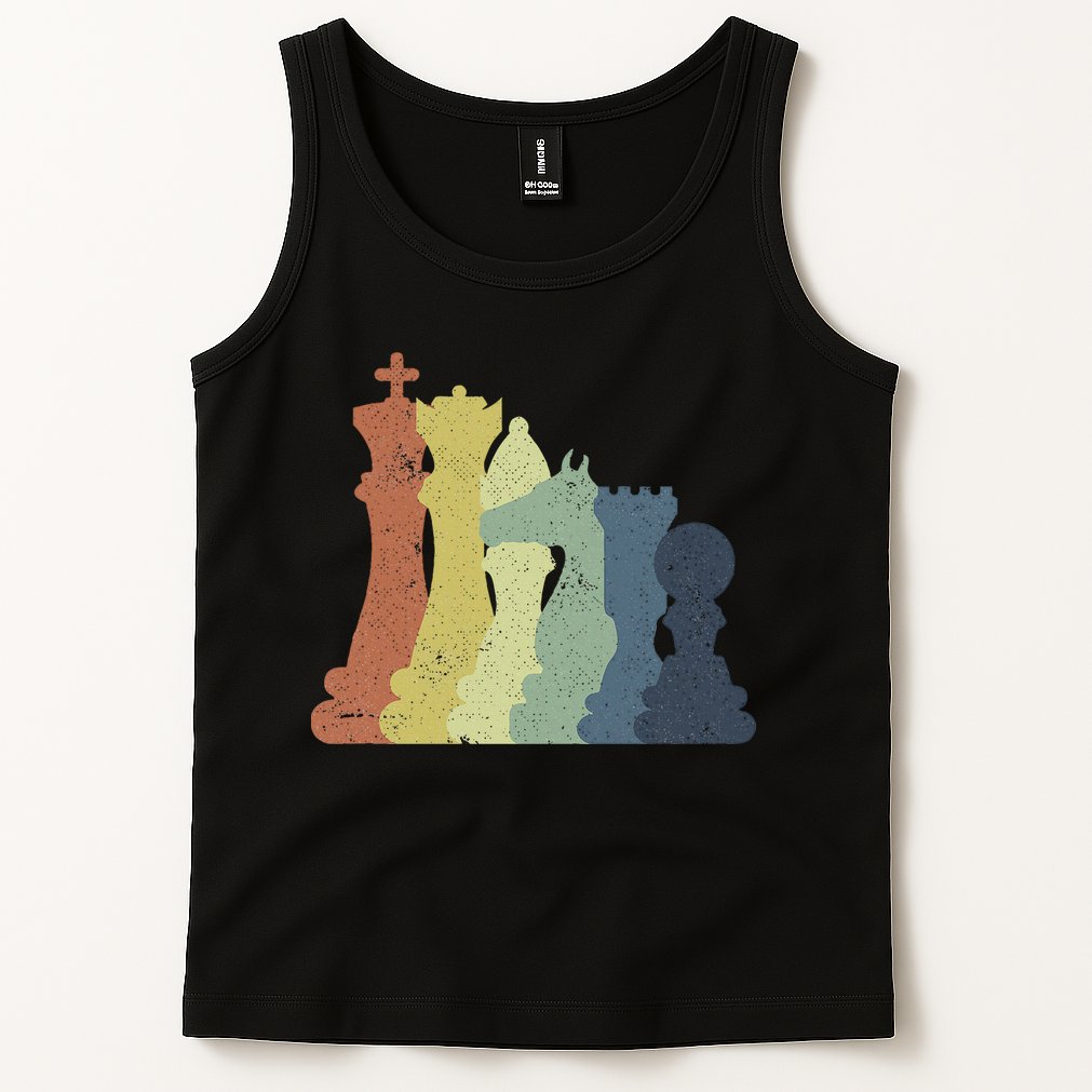 Retro Chess Outfit Chess Player Tank Top