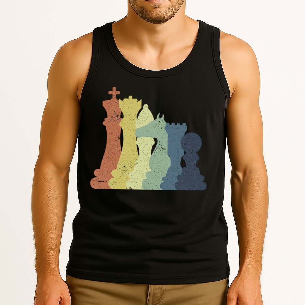 Retro Chess Outfit Chess Player Tank Top
