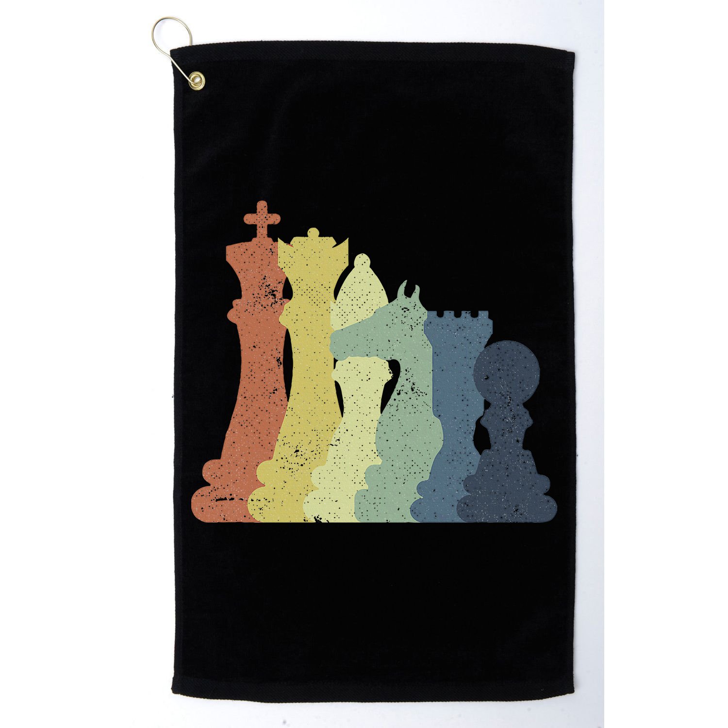 Retro Chess Outfit Chess Player Golf Towel
