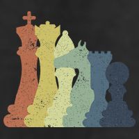 Retro Chess Outfit Chess Player Golf Towel