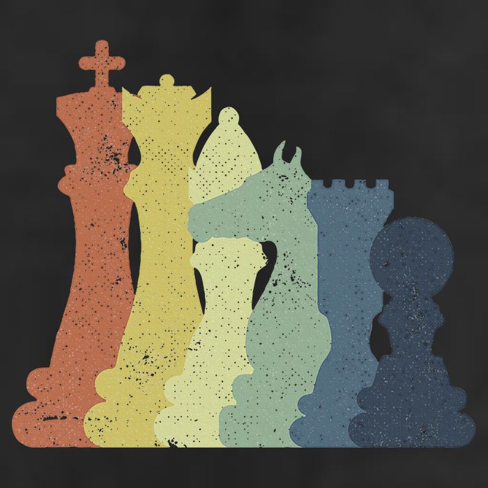 Retro Chess Outfit Chess Player Golf Towel